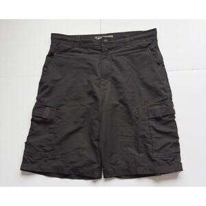Vtg Y2K‎ Oakley Software Men's Cargo Shorts Size 34 Baggy Tactical Utility Black